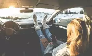 The Dangers Of Putting Your Feet on the Dashboard